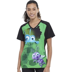 image:imageTooniforms VNeck Women Scrub Top Modern Classic FitFlik and Dot