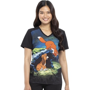 image:imageTooniforms VNeck Women Scrub Top Modern Classic FitFox and Hound