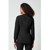 image:imageCherokee Allura Scrub Jacket for Women Zip Front 4 Pockets Tailored FitBlack