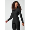 image:imageCherokee Allura Scrub Jacket for Women Zip Front 4 Pockets Tailored FitBlack