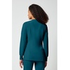 image:imageCherokee Allura Scrub Jacket for Women Zip Front 4 Pockets Tailored FitCaribbean Blue