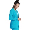 image:imageCherokee Allura Scrub Jacket for Women Zip Front 4 Pockets Tailored FitTeal Blue