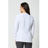image:imageCherokee Allura Scrub Jacket for Women Zip Front 4 Pockets Tailored FitWhite