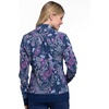 image:imageCherokee Flexibles Women Warm Up Scrubs Jacket Zip Front Knit Panel CK308Pineapple Paisley