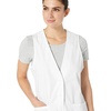 image:imageCherokee Professionals Women Scrubs Vest Lace Trimmed 2610White