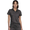 image:imageCherokee Scrub Set for Women Polo Top with Jogger PantPewter