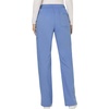 image:imageCherokee Scrub Set for Women V Neck Top amp Flare Leg PantCiel