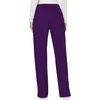 image:imageCherokee Scrub Set for Women V Neck Top amp Flare Leg PantEggplant