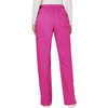 image:imageCherokee Scrub Set for Women V Neck Top amp Flare Leg PantElectric Pink