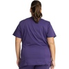 image:imageCherokee Scrub Set for Women V Neck Top amp Flare Leg PantGrape