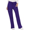 image:imageCherokee Scrub Set for Women V Neck Top amp Flare Leg PantGrape