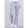 image:imageCherokee Scrub Set for Women V Neck Top amp Flare Leg PantGrey