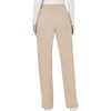 image:imageCherokee Scrub Set for Women V Neck Top amp Flare Leg PantKhaki