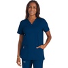 image:imageCherokee Scrub Set for Women V Neck Top amp Flare Leg PantNavy