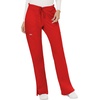 image:imageCherokee Scrub Set for Women V Neck Top amp Flare Leg PantRed