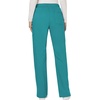 image:imageCherokee Scrub Set for Women V Neck Top amp Flare Leg PantTeal Blue