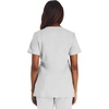 image:imageCherokee Scrub Set for Women V Neck Top amp Flare Leg PantWhite