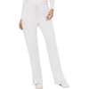 image:imageCherokee Scrub Set for Women V Neck Top amp Flare Leg PantWhite