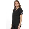 image:imageCherokee Scrub Set for Women VNeck Top amp Flare Drawstring PantBlack