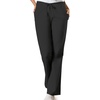 image:imageCherokee Scrub Set for Women VNeck Top amp Flare Drawstring PantBlack
