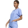 image:imageCherokee Scrub Set for Women VNeck Top amp Flare Drawstring PantCiel