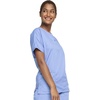 image:imageCherokee Scrub Set for Women VNeck Top amp Flare Drawstring PantCiel