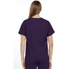 image:imageCherokee Scrub Set for Women VNeck Top amp Flare Drawstring PantEggplant