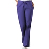 image:imageCherokee Scrub Set for Women VNeck Top amp Flare Drawstring PantGrape