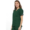 image:imageCherokee Scrub Set for Women VNeck Top amp Flare Drawstring PantHunter Green
