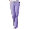 image:imageCherokee Scrub Set for Women VNeck Top amp Flare Drawstring PantOrchid