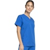 image:imageCherokee Scrub Set for Women VNeck Top amp Flare Drawstring PantRoyal