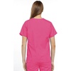 image:imageCherokee Scrub Set for Women VNeck Top amp Flare Drawstring PantShocking Pink