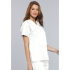image:imageCherokee Scrub Set for Women VNeck Top amp Flare Drawstring PantWhite
