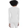 image:imageCherokee Underscrub Long Sleeve Womens Knit Tee Nursing Underscrubs Crew Neck Layering Top for Women  CK773Black  White  2 Pack