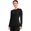 image:imageCherokee Underscrub Long Sleeve Womens Knit Tee Nursing Underscrubs Crew Neck Layering Top for Women  CK773Black