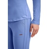 image:imageCherokee Underscrub Long Sleeve Womens Knit Tee Nursing Underscrubs Crew Neck Layering Top for Women  CK773Ciel Blue