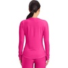 image:imageCherokee Underscrub Long Sleeve Womens Knit Tee Nursing Underscrubs Crew Neck Layering Top for Women  CK773Electric Pink
