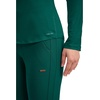 image:imageCherokee Underscrub Long Sleeve Womens Knit Tee Nursing Underscrubs Crew Neck Layering Top for Women  CK773Hunter Green
