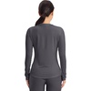 image:imageCherokee Underscrub Long Sleeve Womens Knit Tee Nursing Underscrubs Crew Neck Layering Top for Women  CK773Pewter  2 Pack