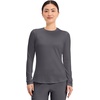 image:imageCherokee Underscrub Long Sleeve Womens Knit Tee Nursing Underscrubs Crew Neck Layering Top for Women  CK773Pewter  3 Pack