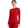 image:imageCherokee Underscrub Long Sleeve Womens Knit Tee Nursing Underscrubs Crew Neck Layering Top for Women  CK773Red