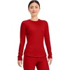 image:imageCherokee Underscrub Long Sleeve Womens Knit Tee Nursing Underscrubs Crew Neck Layering Top for Women  CK773Red