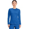 image:imageCherokee Underscrub Long Sleeve Womens Knit Tee Nursing Underscrubs Crew Neck Layering Top for Women  CK773Royal