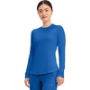 image:imageCherokee Underscrub Long Sleeve Womens Knit Tee Nursing Underscrubs Crew Neck Layering Top for Women  CK773Royal