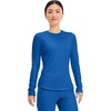image:imageCherokee Underscrub Long Sleeve Womens Knit Tee Nursing Underscrubs Crew Neck Layering Top for Women  CK773Royal