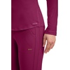 image:imageCherokee Underscrub Long Sleeve Womens Knit Tee Nursing Underscrubs Crew Neck Layering Top for Women  CK773Wine