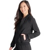 image:imageCherokee Women Scrubs Jacket Zip Front Bomber CK349ABlack