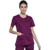 image:imageCherokee Womens Medical Scrub Sets Round Neck Top amp Jogger PantWine