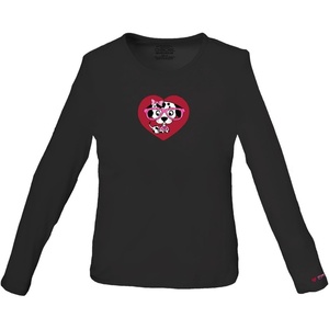 image:imageCherokee Women Underscrubs Workwear Originals Spotty Dotty Underscrub Knit 4737Black