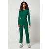 image:imageCherokee Allura Mid Rise Joggers Scrub Pant for Women with 5 PocketsHunter Green